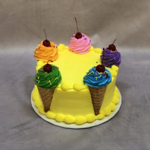 waffle cone cake