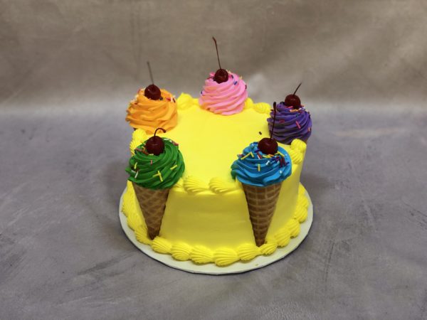 waffle cone cake